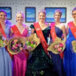 Caroline Choquet couronnée Miss Tournai 2023 avec ses dauphines lors de la soirée « La Croisière s’amuse »