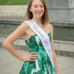 Kassandra Menet, candidate n°10 pour Miss Tournai 2025, passionnée d'équitation et tir à l'arc, championne de Belgique 2022.