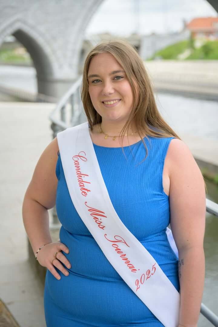 Sherydane Rombaux, candidate Miss Tournai 2025, étudiante en soins infirmiers, passionnée et danseuse.