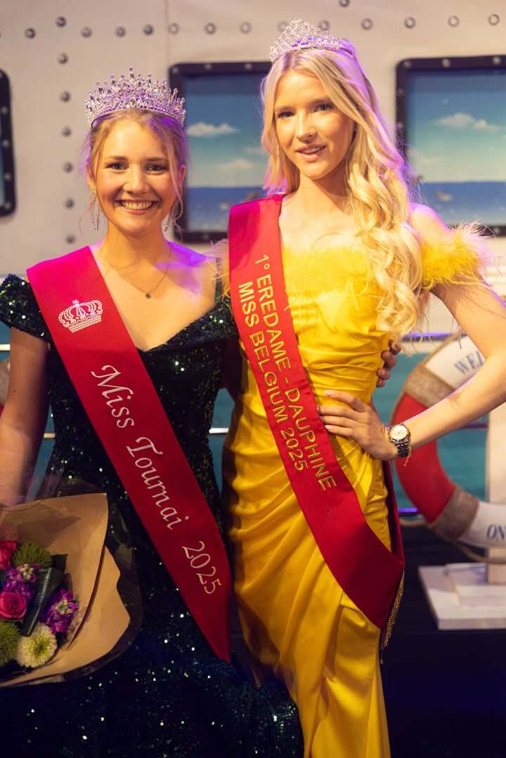 Jane Baesen, 1ère Dauphine Miss Belgique 2025, lors de l'élection la semaine dernière.