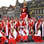Défilé du Week-end de Kermesse à Tournai avec participation active de nos Miss, célébrant les traditions locales.